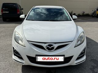 2012 Mazda 6 II (GH) Рестайлинг, белый, 1350000 рублей, вид 1