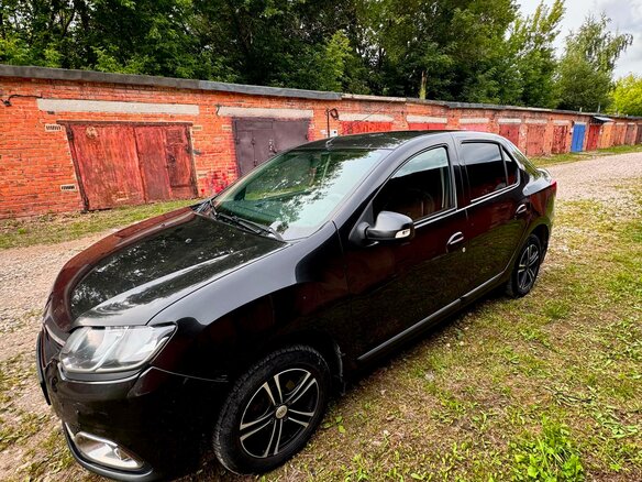 2014 Renault Logan II, чёрный, 585000 рублей - вид 3