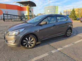2014 Hyundai Solaris I Рестайлинг, серый, 685000 рублей, вид 2