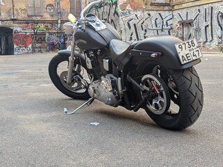 2003 Harley-Davidson Softail Standard, чёрный, 680000 рублей, вид 5