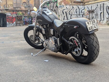 2003 Harley-Davidson Softail Standard, чёрный, 680000 рублей, вид 5