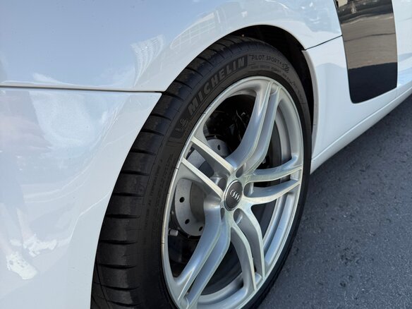 2008 Audi R8 V8 I (Typ 42), чёрный - вид 9