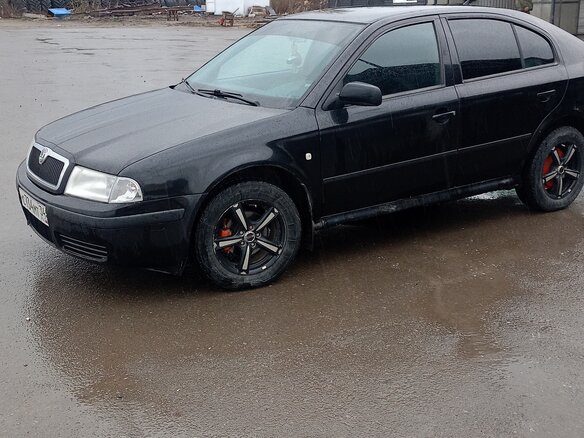 2007 Skoda Octavia I (A4) Рестайлинг, чёрный, 260000 рублей