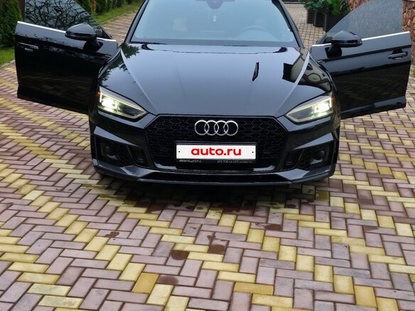 2018 Audi A5 II (F5), чёрный, 3450000 рублей