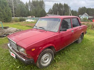 2007 Lada (ВАЗ) 2107, красный, 100000 рублей, вид 1