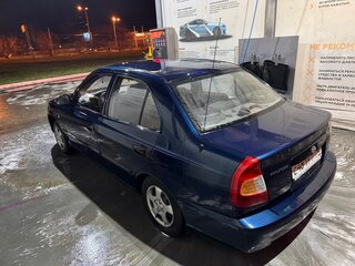 2007 Hyundai Accent ТагАЗ II, синий, 300000 рублей, вид 5