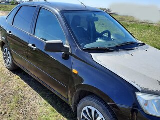 2014 Lada (ВАЗ) Granta I, чёрный, 290000 рублей, вид 5