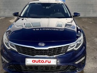 2019 Kia Optima IV Рестайлинг, синий, 1950000 рублей, вид 3