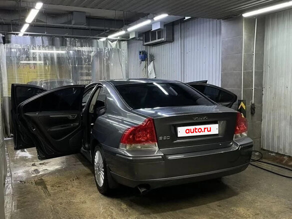 2007 Volvo S60 I Рестайлинг, серый, 1200000 рублей - вид 6