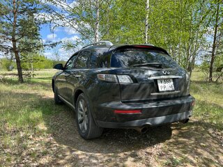 2007 Infiniti FX35 I (S50) Рестайлинг, чёрный, 1100000 рублей, вид 3
