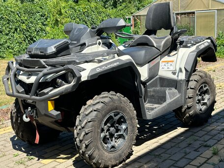 2015 BRP Can-Am Outlander MAX 1000R LTD, серебристый, 1400000 рублей, вид 1