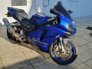 2002 Kawasaki ZX-12 Ninja, синий, 480000 рублей, вид 5