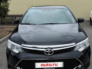2015 Toyota Camry VII (XV50) Рестайлинг, чёрный, 2600000 рублей, вид 4