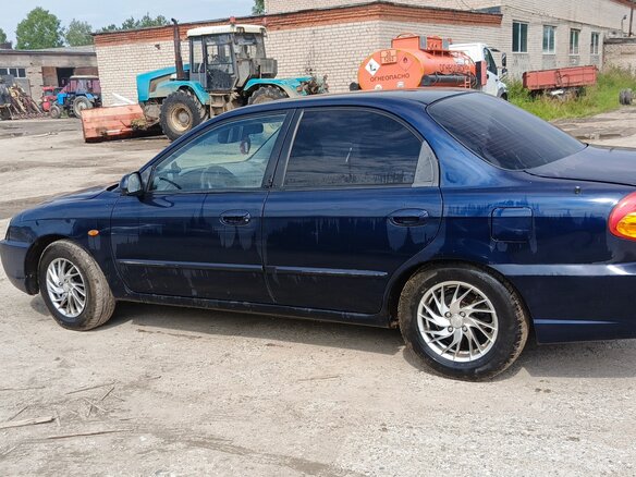 2007 Kia Spectra I Рестайлинг 2, синий, 230000 рублей - вид 6