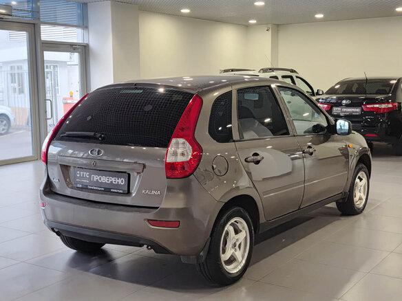 2014 Lada (ВАЗ) Kalina II, коричневый, 297000 рублей - вид 4