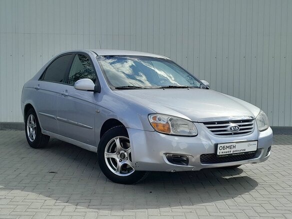 2007 Kia Cerato I, серебристый, 399000 рублей - вид 1