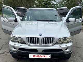 2004 BMW X5 4.4i I (E53) Рестайлинг, серебристый, 930000 рублей, вид 1