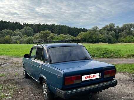 2001 Lada (ВАЗ) 2107, синий, 80000 рублей, вид 4