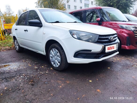 2019 Lada (ВАЗ) Granta I Рестайлинг, белый, 430000 рублей - вид 3