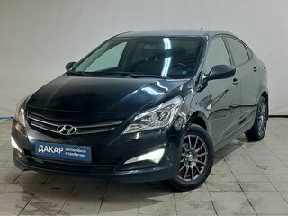 2014 Hyundai Solaris I Рестайлинг, чёрный, 580000 рублей, вид 1