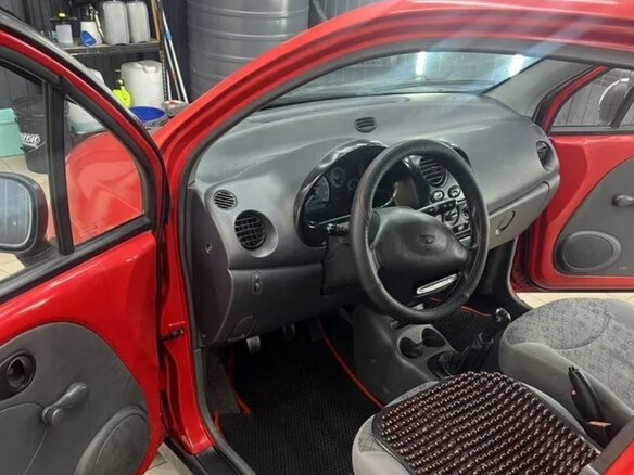 2007 Daewoo Matiz I Рестайлинг, красный, 190000 рублей - вид 9