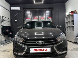 2017 Lada (ВАЗ) Vesta I, чёрный, 736000 рублей, вид 4