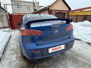 2008 Mitsubishi Lancer X, синий, 650000 рублей, вид 3
