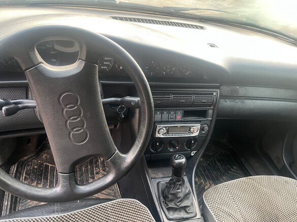 1991 Audi 100 IV (C4), серый, 160000 рублей - вид 8