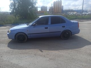 2006 Hyundai Accent ТагАЗ II, фиолетовый, 360000 рублей, вид 4