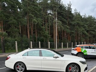 2014 Mercedes-Benz S-Класс AMG 63 AMG Long III (W222, C217), белый, 3100000 рублей, вид 4