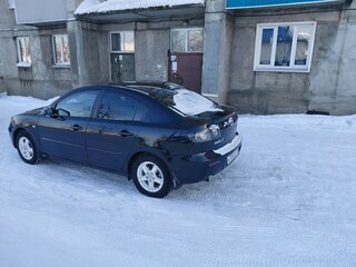 2008 Mazda 3 I (BK) Рестайлинг, чёрный, 590000 рублей, вид 3