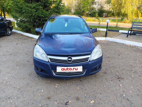 2008 Opel Astra H Рестайлинг, синий, 320000 рублей