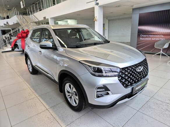 2023 Chery Tiggo 4 Pro I Рестайлинг, серый, 1589000 рублей - вид 2