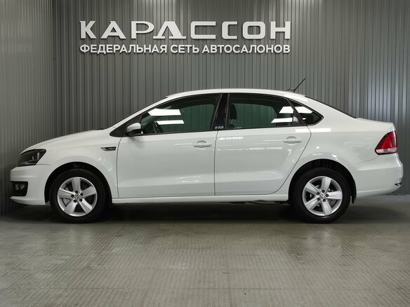 2018 Volkswagen Polo V Рестайлинг, белый - вид 4