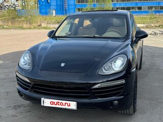 2010 Porsche Cayenne S Hybrid II (958), чёрный, 1545000 рублей, вид 3