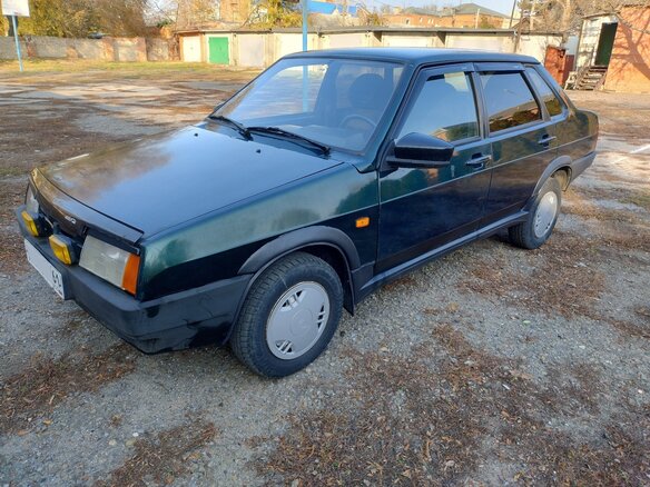 2002 Lada (ВАЗ) 21099, зелёный, 252000 рублей