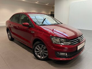 2020 Volkswagen Polo V Рестайлинг, красный, 1330000 рублей, вид 3