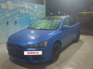 2008 Mitsubishi Lancer X, синий, 600000 рублей, вид 1