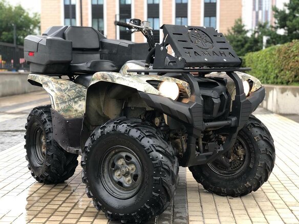 2012 Yamaha Grizzly 550, коричневый, 1169000 рублей
