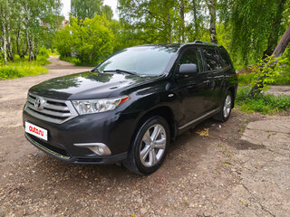 2013 Toyota Highlander II (XU40) Рестайлинг, чёрный, 2190000 рублей, вид 1