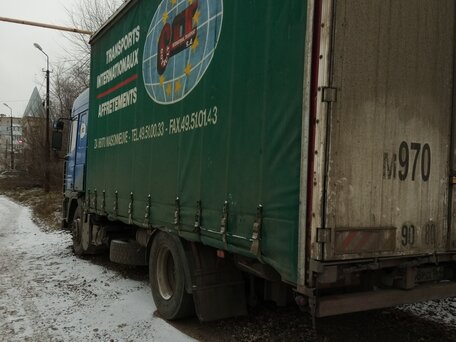 1996 DAF XF 95, синий, 1200000 рублей, вид 3