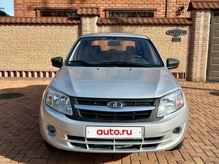 2014 Lada (ВАЗ) Granta I, серебристый, 390000 рублей, вид 4