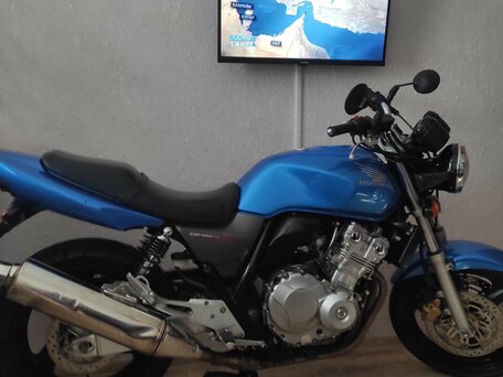 2017 Honda CB 400 Super Four, синий, 550000 рублей, вид 2