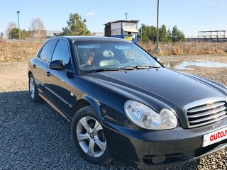 2006 Hyundai Sonata ТагАЗ IV (EF) Рестайлинг, чёрный, 470000 рублей, вид 1