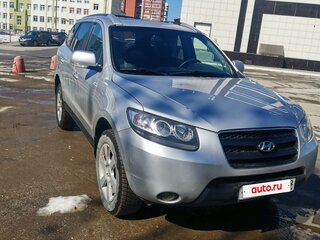 2008 Hyundai Santa Fe II, серебристый, 1000000 рублей, вид 3