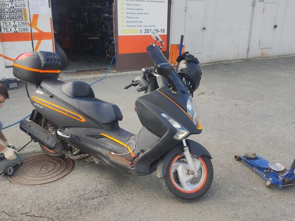 2008 Sym GTS 250, чёрный, 145000 рублей - вид 2