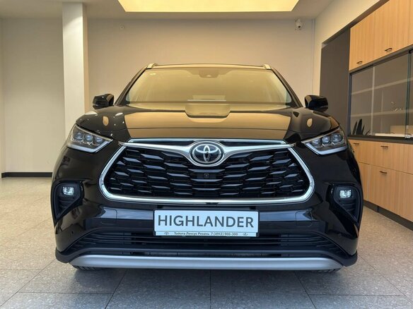 2025 Toyota Highlander IV (XU70), чёрный - вид 5