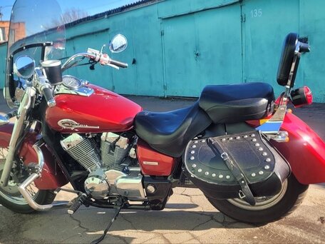 2005 Honda Shadow 750, красный, 430000 рублей, вид 4