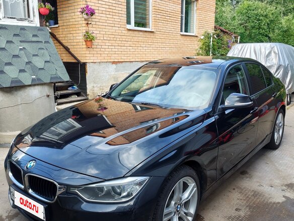 2013 BMW 3 серии 316i VI (F3x), чёрный, 1550000 рублей