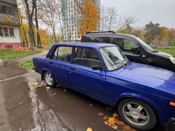 2011 Lada (ВАЗ) 2107, синий, 330000 рублей - вид 5